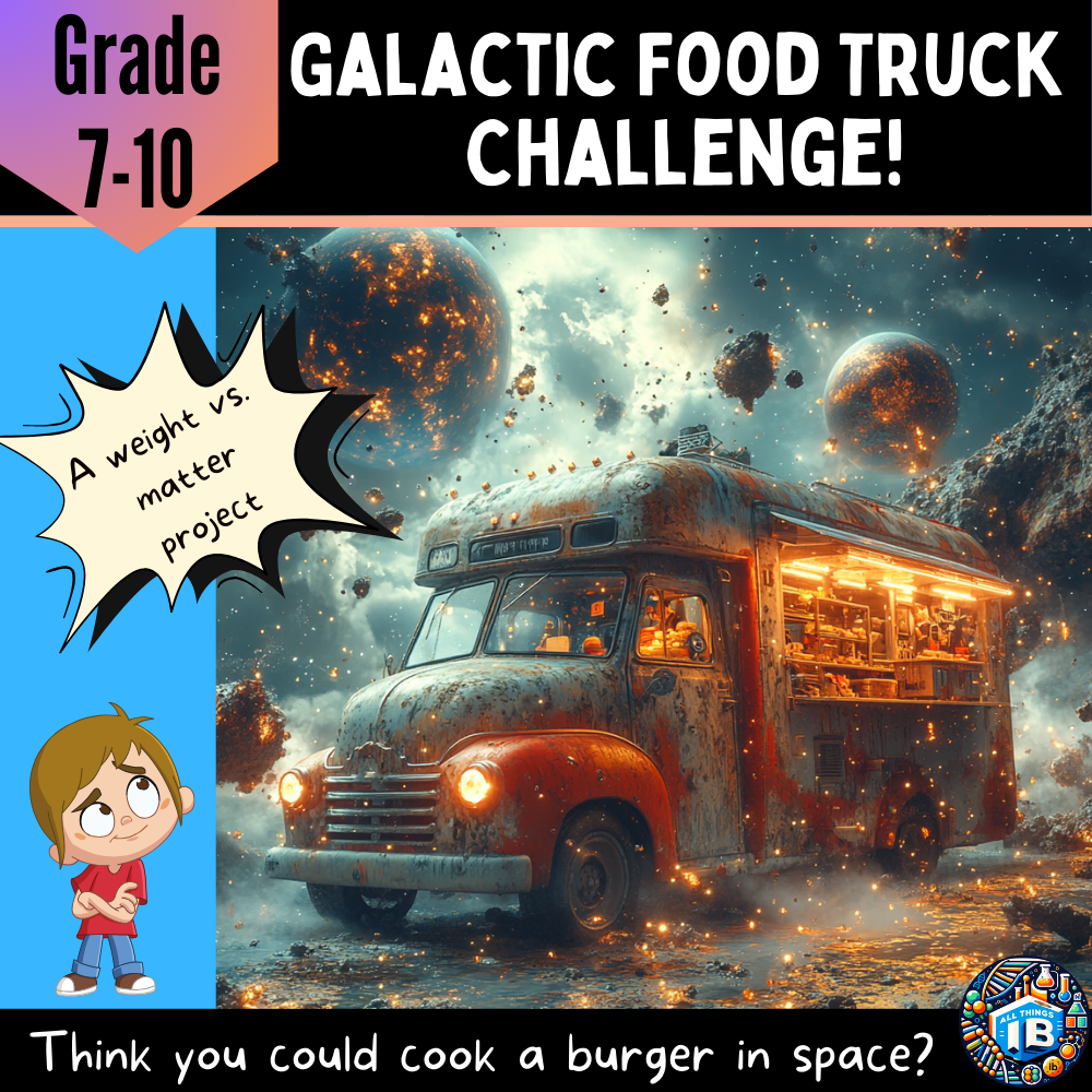 Galactic Food Truck Challenge cover showing a food truck in space