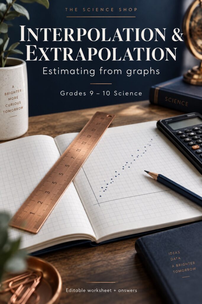 Interpolation and Extrapolation | Grades 9–10 Science Graphing Skills cover