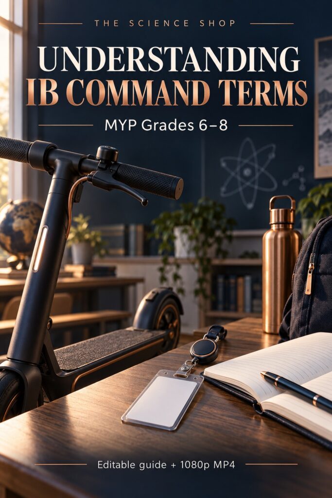 Understanding IB Command Terms MYP Grades 6–8 cover