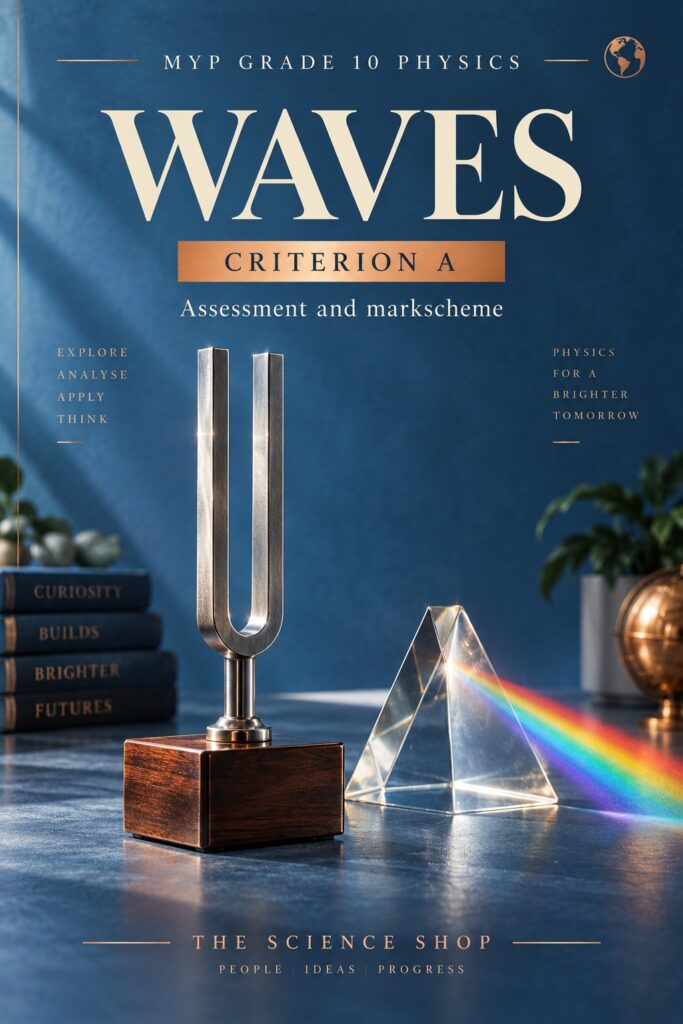 MYP Grade 10 Physics Criterion A: Waves Assessment cover