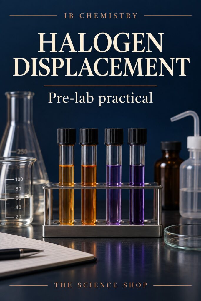 IB Chemistry Pre-lab: Halogen Displacement Reactions cover