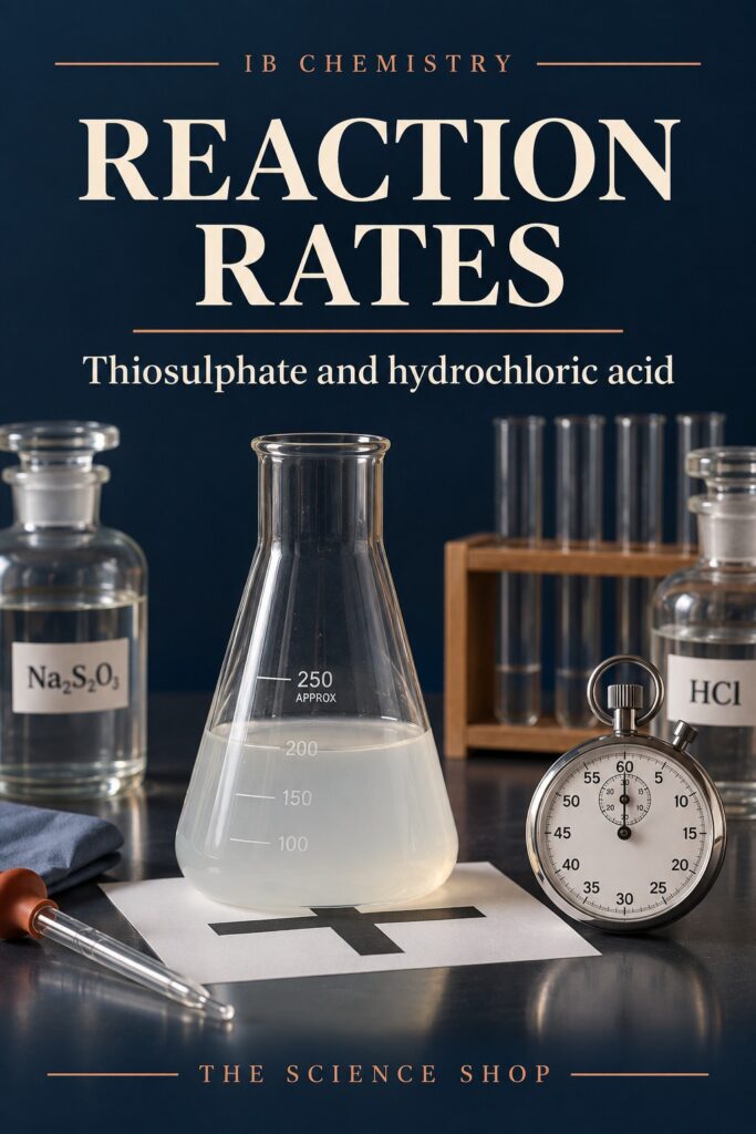 IB Chemistry Pre-lab: Reaction Rates: Thiosulphate and Hydrochloric Acid cover