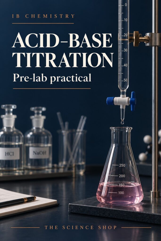 IB Chemistry Pre-lab: Acid-Base Titration cover