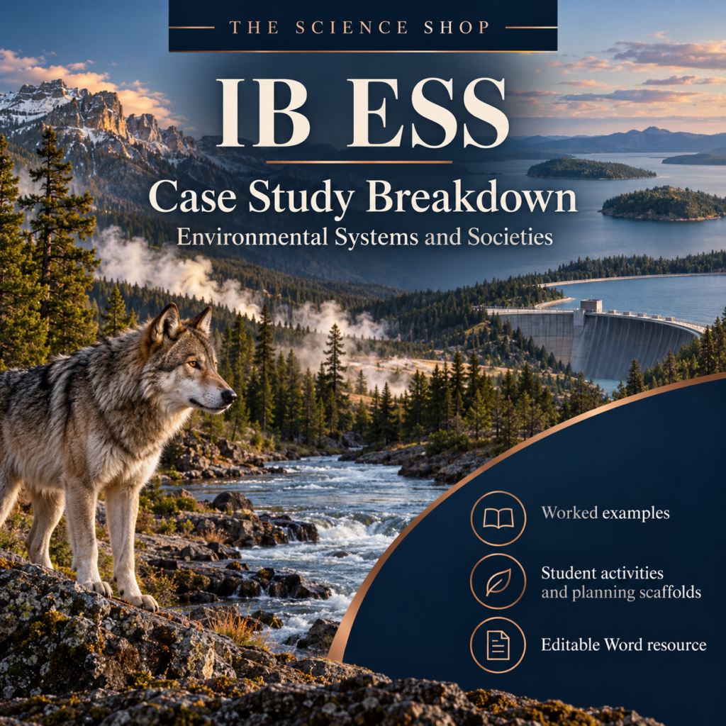 IB ESS Case Study Breakdown with Worked Examples and Activities cover