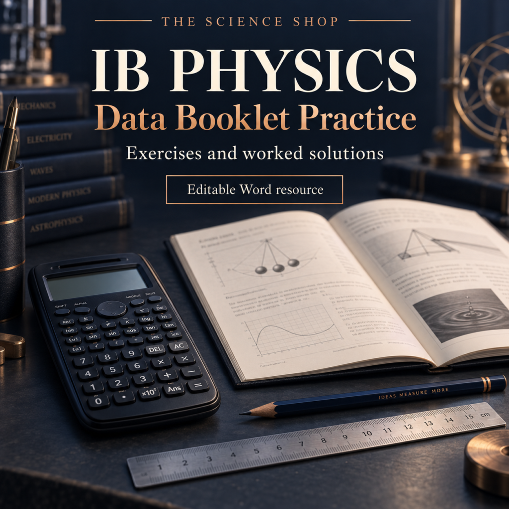 IB Physics Data Booklet Practice with Worked Solutions cover