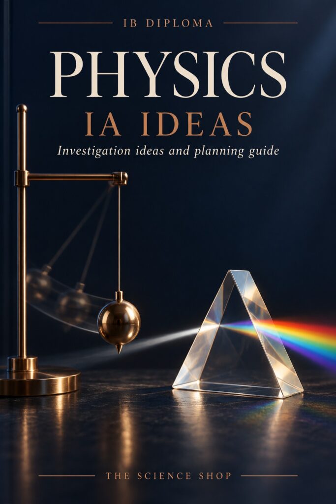 IB Physics IA Investigation Ideas and Planning Guide cover