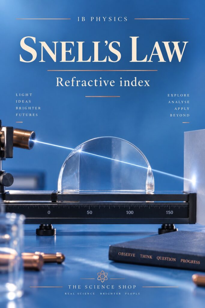 IB Physics Pre-lab: Snell's Law and Refractive Index cover