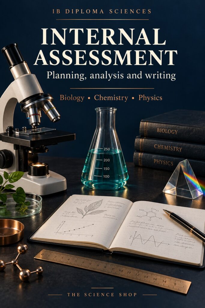 IB Sciences Internal Assessment Planning, Analysis and Writing Package cover
