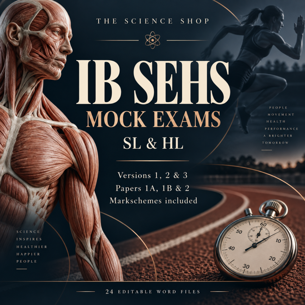 IB SEHS Mock Exams SL and HL Versions 1–3 cover