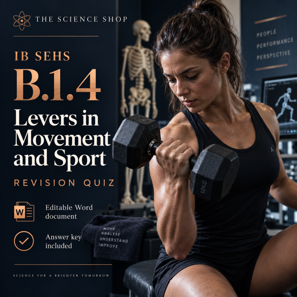 IB SEHS B.1.4: Levers in Movement and Sport Revision Quiz cover
