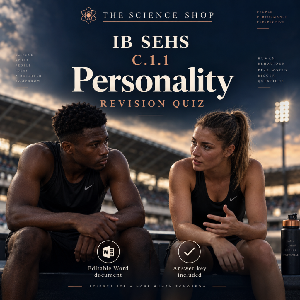 IB SEHS C.1.1: Personality Revision Quiz cover