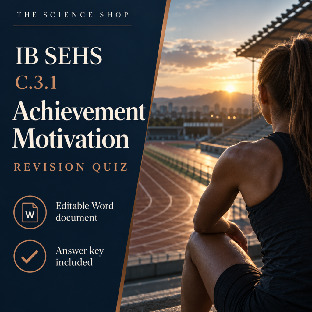 IB SEHS C.3.1: Achievement Motivation Revision Quiz cover