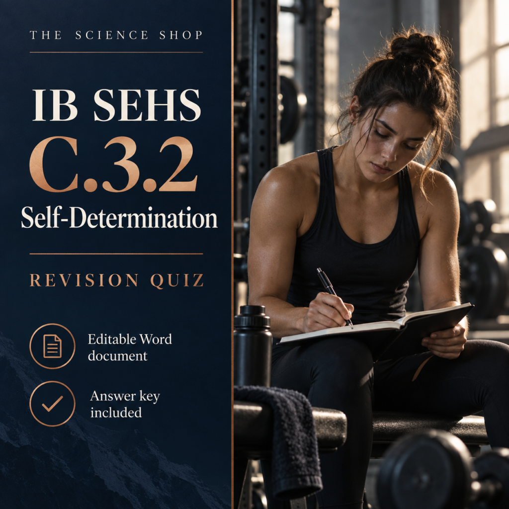 IB SEHS C.3.2: Self-Determination Revision Quiz cover
