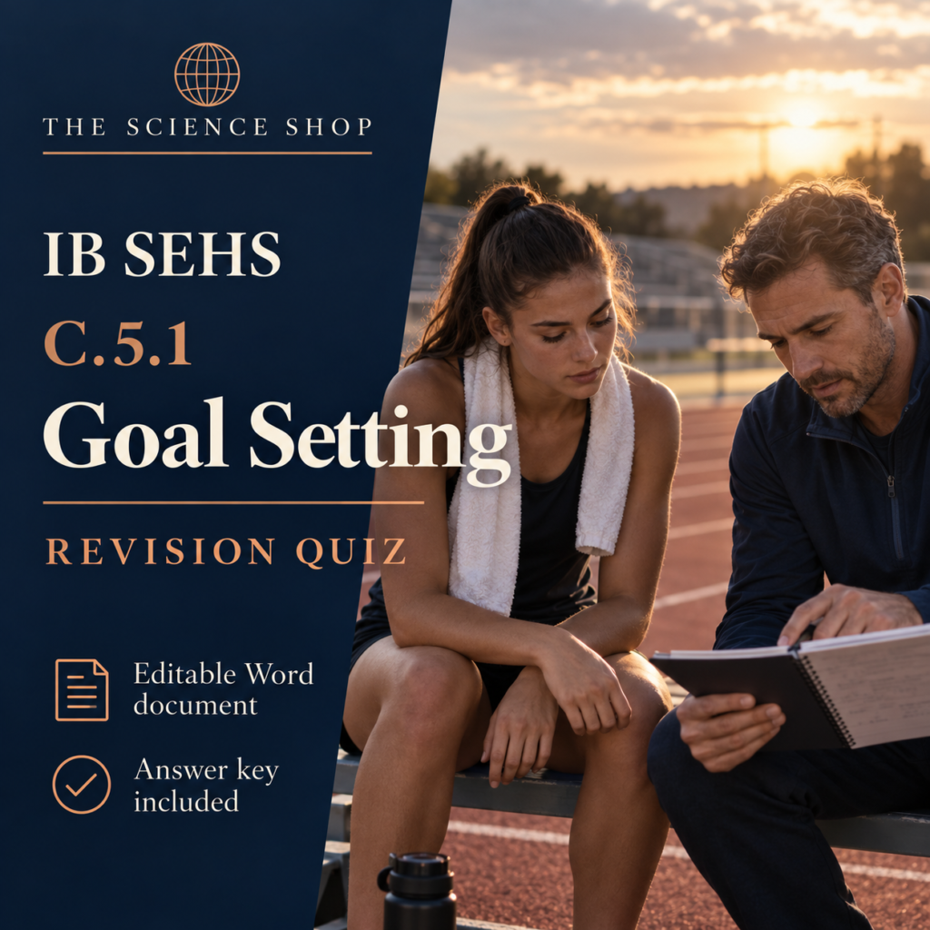IB SEHS C.5.1: Goal Setting Revision Quiz cover