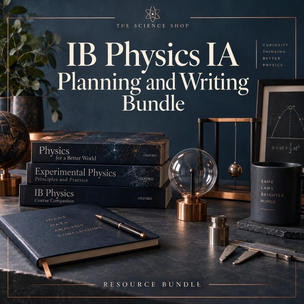IB Physics IA Planning and Writing Bundle cover