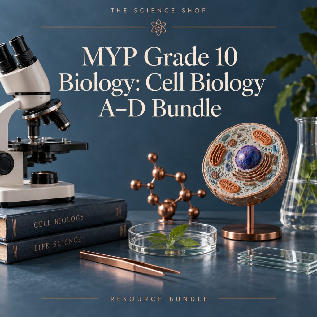 MYP Grade 10 Biology: Cell Biology A–D Bundle cover