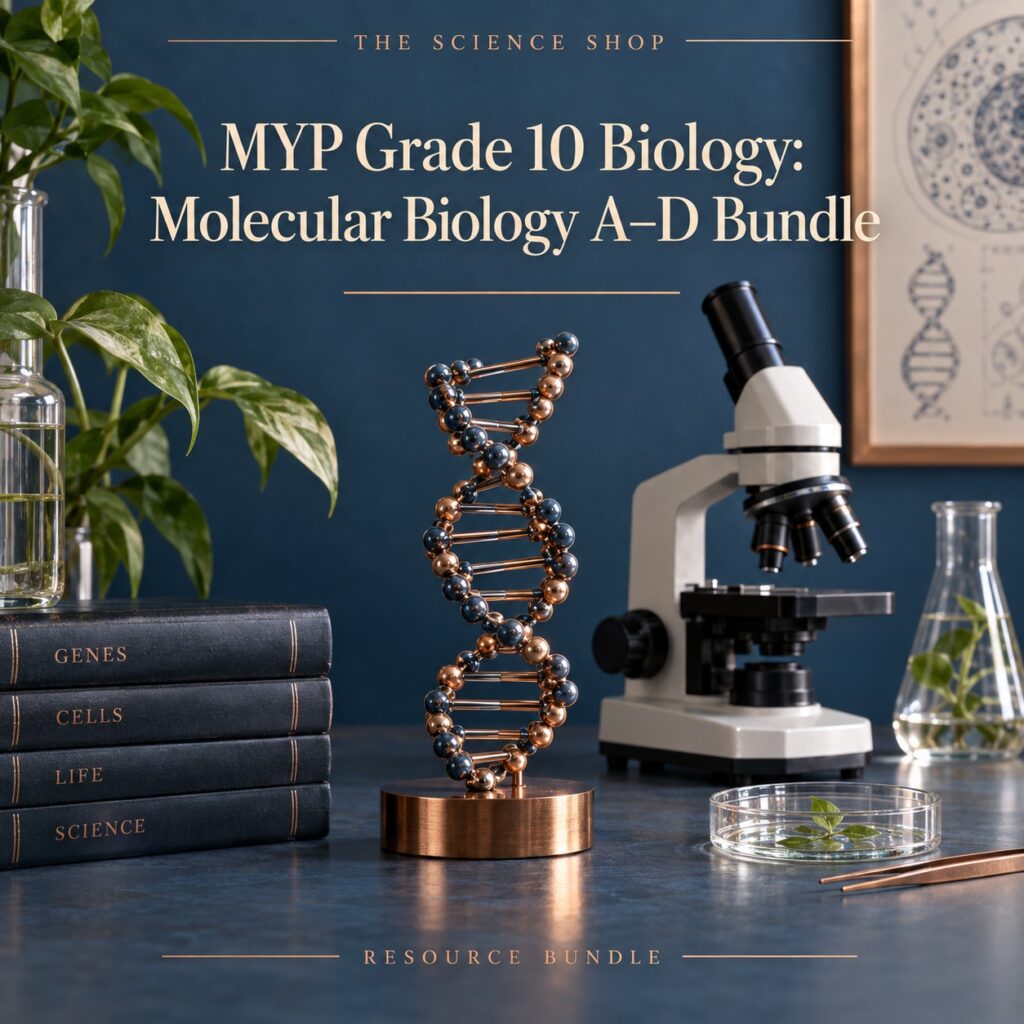 MYP Grade 10 Biology: Molecular Biology A–D Bundle cover