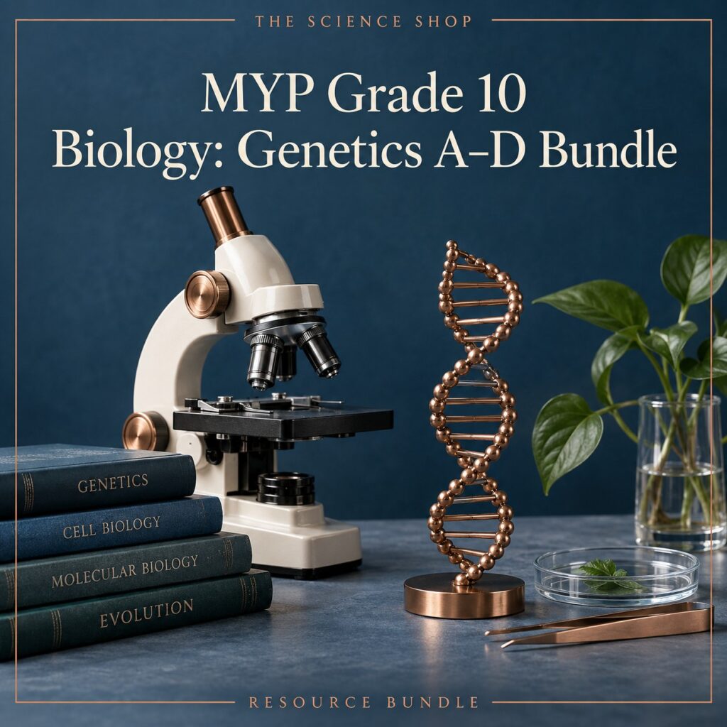 MYP Grade 10 Biology: Genetics A–D Bundle cover
