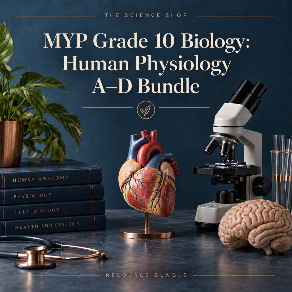 MYP Grade 10 Biology: Human Physiology A–D Bundle cover