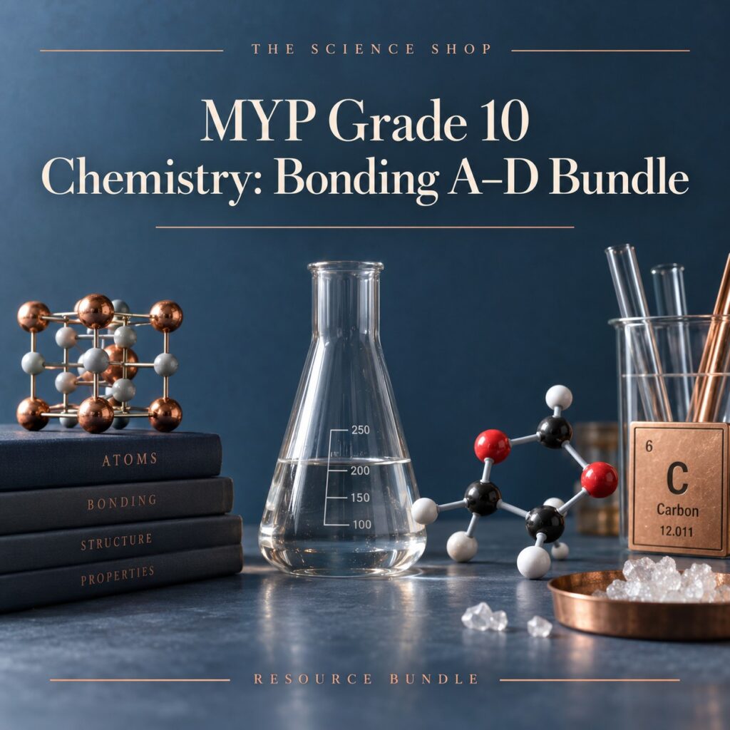 MYP Grade 10 Chemistry: Bonding A–D Bundle cover