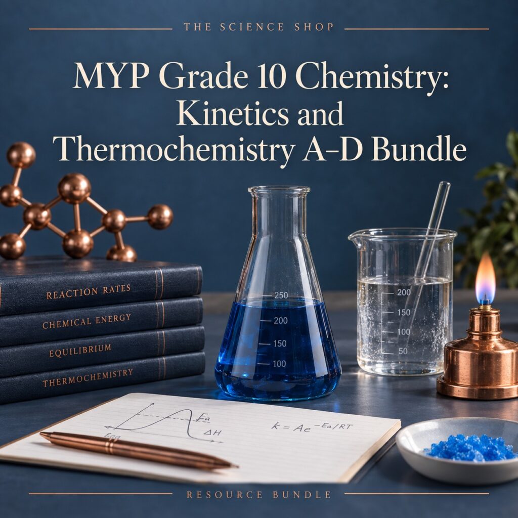 MYP Grade 10 Chemistry: Kinetics and Thermochemistry A–D Bundle cover