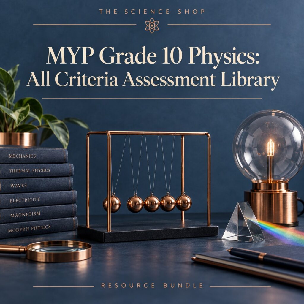 MYP Grade 10 Physics: All Criteria Assessment Library cover