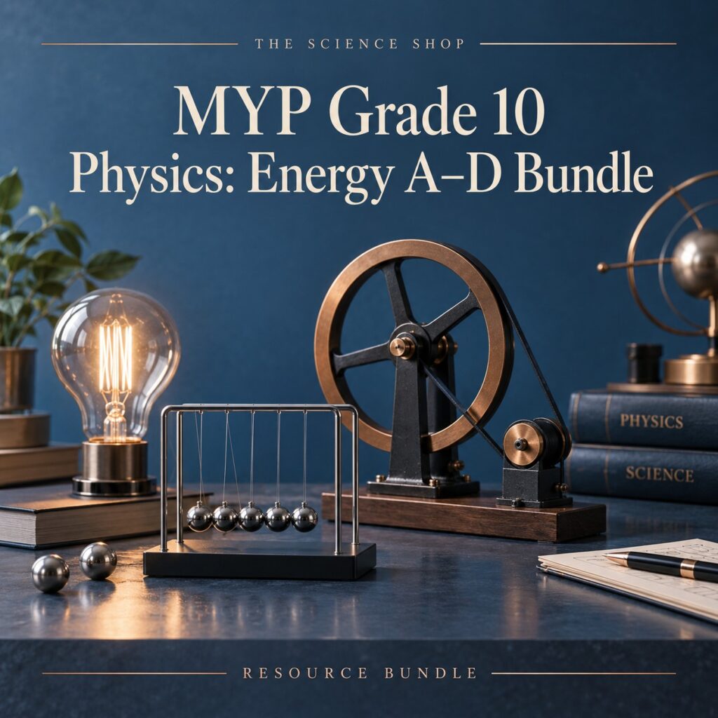 MYP Grade 10 Physics: Energy A–D Bundle cover