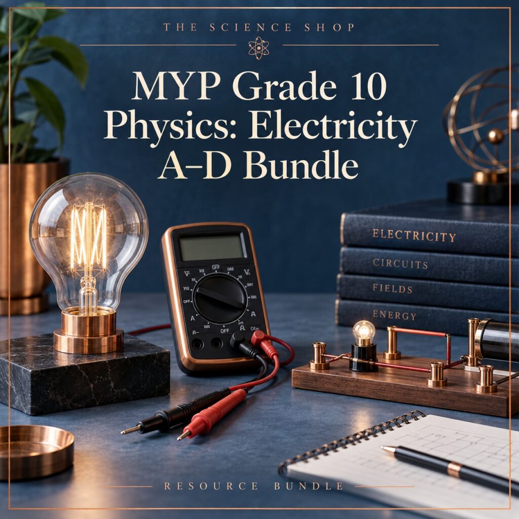MYP Grade 10 Physics: Electricity A–D Bundle cover
