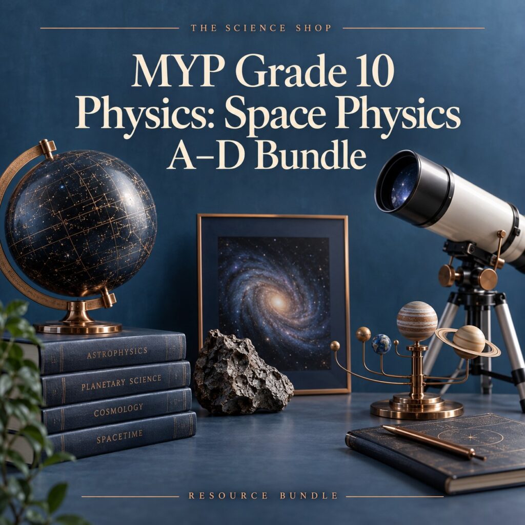 MYP Grade 10 Physics: Space Physics A–D Bundle cover
